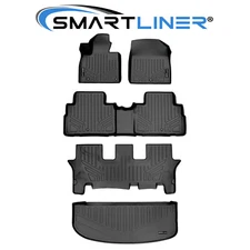 SMARTLINER Custom Fit Floor Mats Cargo Liner Set OEM TPE 2020-2025 Kia Telluride