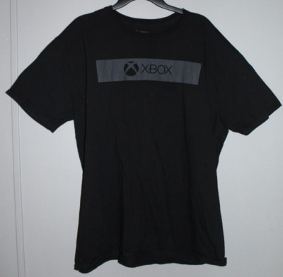 Black XBOX Logo Short Sleeve T-shirt Size 2X  Gaming Tshirt X BOX N/WOT