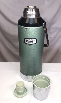 Aladdin Stanley A-945DH Half Gallon 2 Quart Green Thermos w/ Rare
