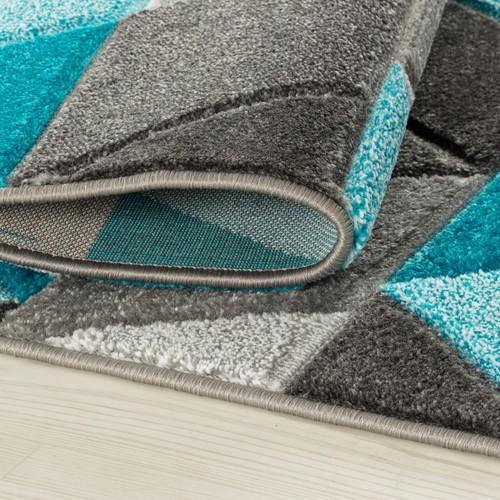 Modern Extra large Geometric Floor Rugs Lounge Living Room Budget Cheap Carpet - Foto 28 di 31