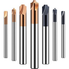 Tungsten Carbide Radius Corner Rounding Cutter End Mill Tool Chamfering Router