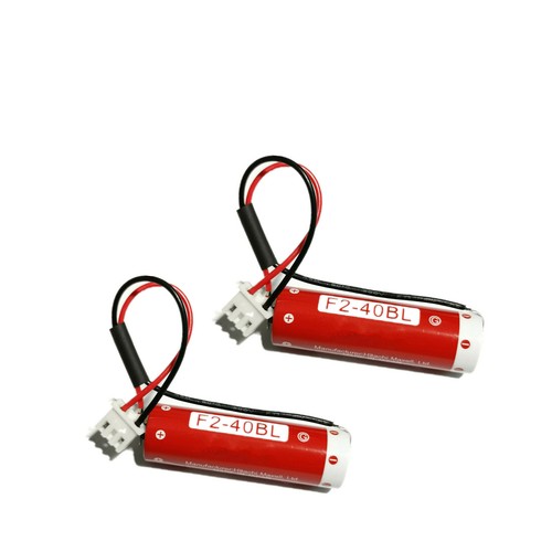 2 STÜCKE MAXELL ER6C AA F2-40BL 3,6 V 1800 mAh Akku für Mitsubishi PLC m/Stecker - Afbeelding 1 van 2