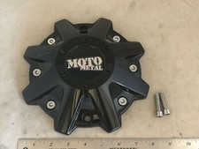Moto Metal Wheel Gloss Black Rim Hub Cover Center Cap Mo970 M-970 Mo479l214gbo