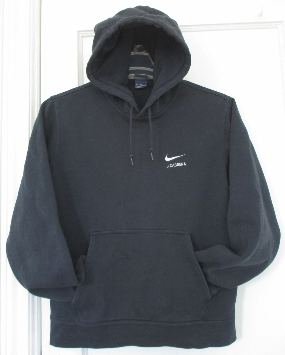 Nike Swoosh Pullover Hoodie Jacket Sweater Navy Blue Hooded