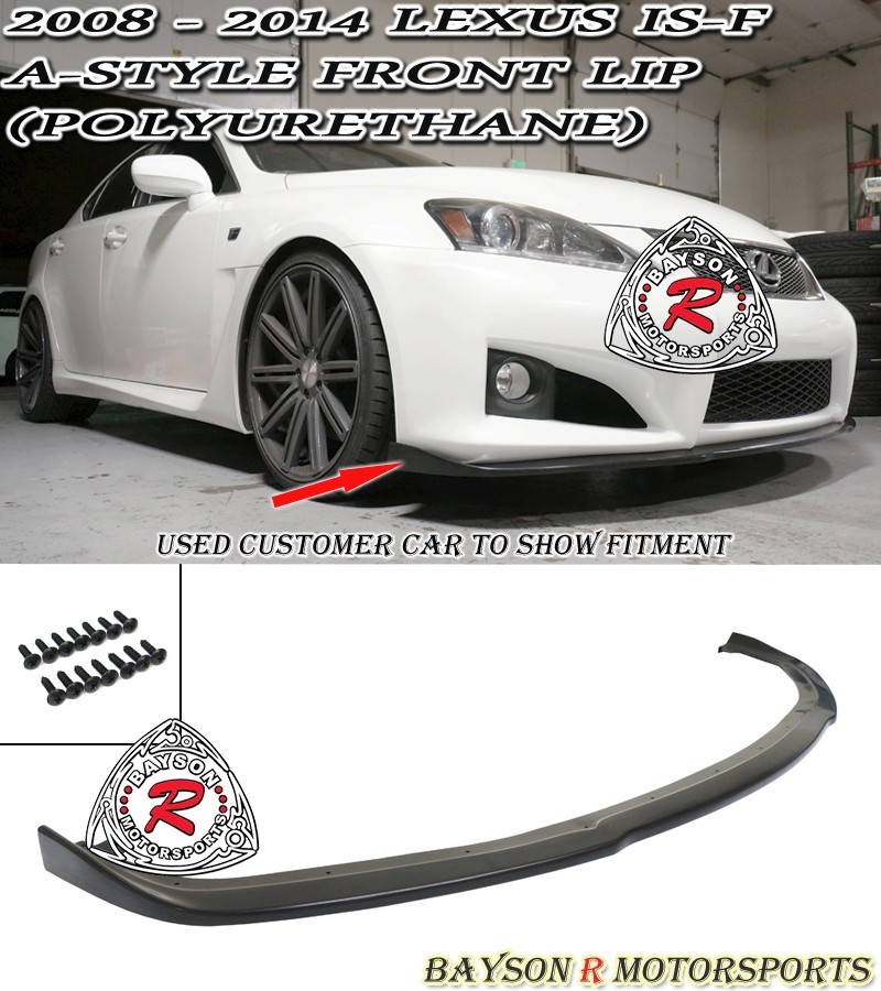 2008-2014 Lexus IS-F 4dr Sedan (ISF Bumper Only) A-Style Front Lip