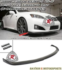 Fits 08-14 Lexus IS-F 4dr Sedan (ISF Bumper Only)  A-Style Front Lip (Urethane)