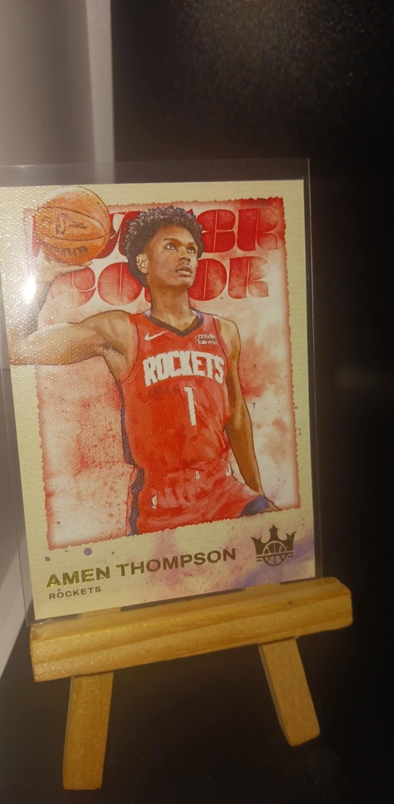 AMEN THOMPSON ROCKETS 2023-24 Panini Court Kings Water Color #30