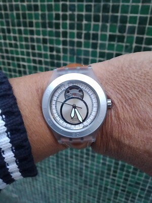 SWATCH IRONY DIAPHANE AUTOMATIC MECANIC W/BOX ALL ORIGINAL