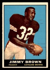 1961 Topps Football #71 Jim Brown EX