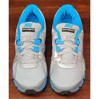 Nike Dual Fusion ST2 Women's Size 10 Gray, Blue Running