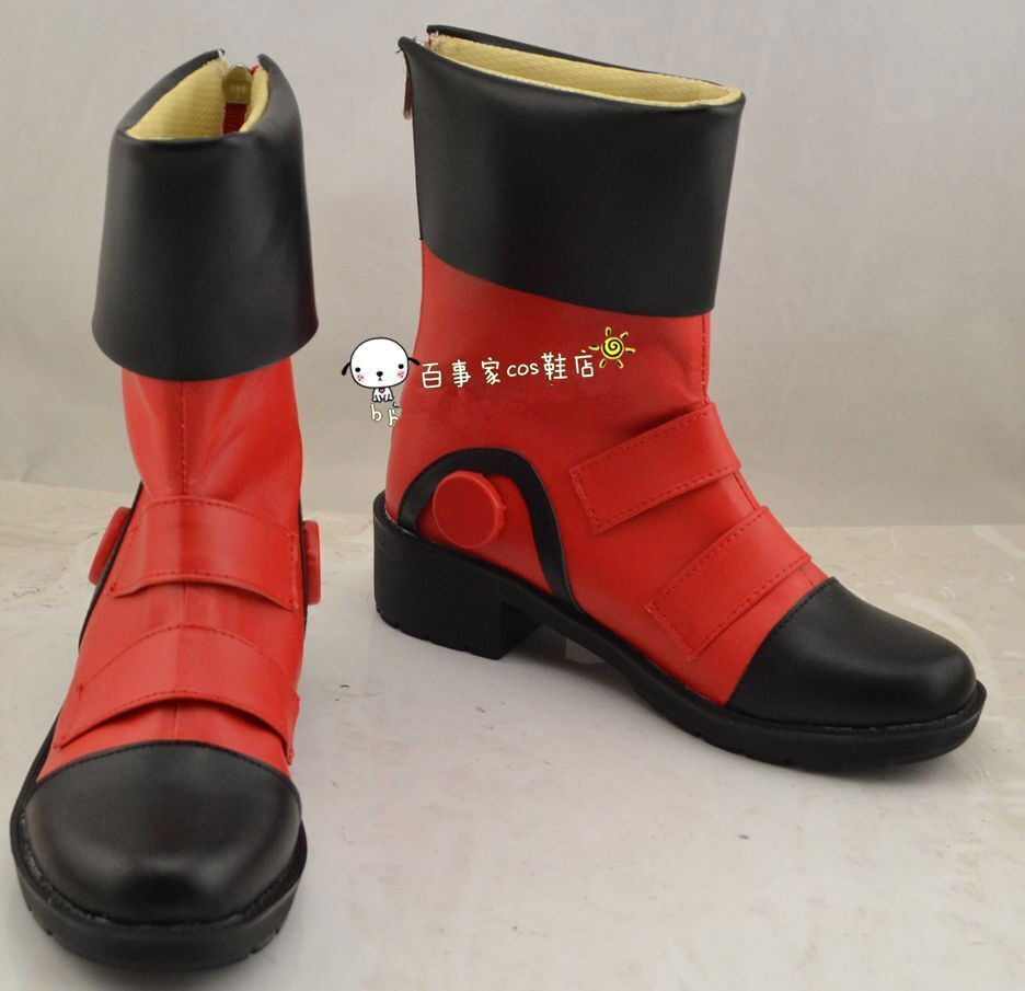 Cosplay NEW Yu-Gi-Oh GX Jaden Yuki Cos Boots Cosplay Shoes custom made