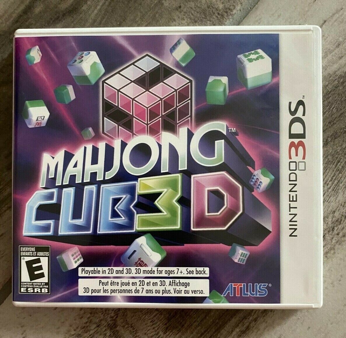  Mahjong CUB3D - Nintendo 3DS : Video Games