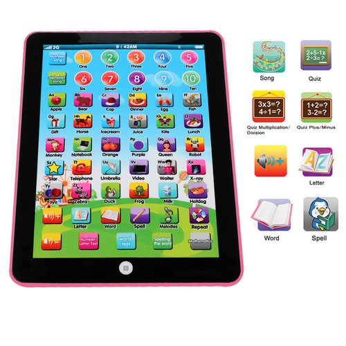 Educational Learning Toy Pad for Toddlers Kids Age 1 2 3 4 5 6 Year Old Boy Girl
