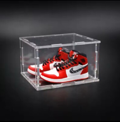 Mini Jordan Air Force Dior Red Collectible Figure With Transparent Box