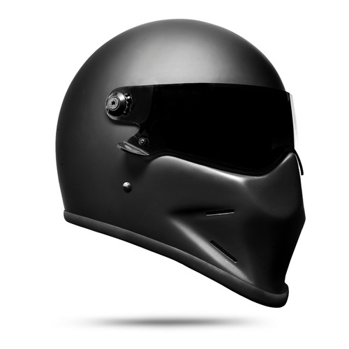 ATO Moto Dark 341 Matt Schwarz Helm Motorradhelm B Ware - Bild 2 von 2