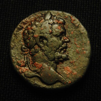 Æ Sestertius Emperor Septimius Severus Rv Minerva 20.27 grams 28-9mm Rome AD 195