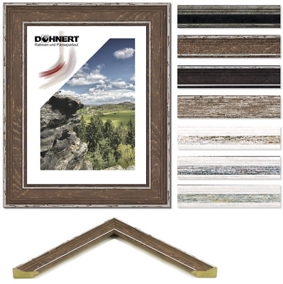 Bilderrahmen Kunststoff Vintage Landhaus Alt Fotorahmen Shabby Style Chic