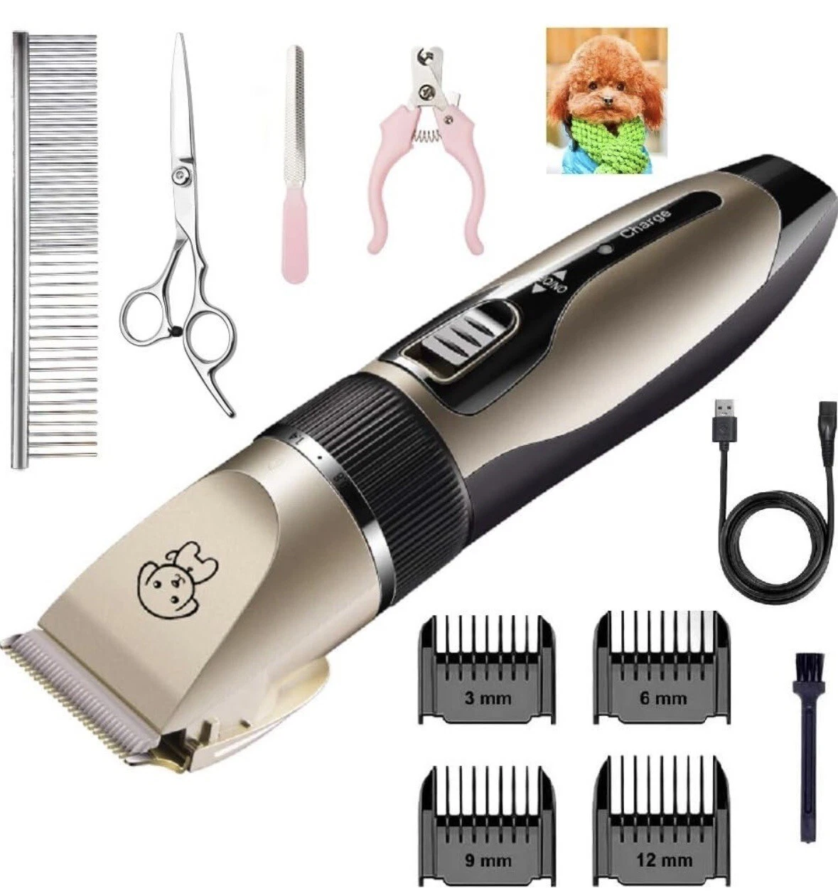 Clearance!Professional Pet Clippers Dog Cat Animal Kit $5/each start from 5pcs
