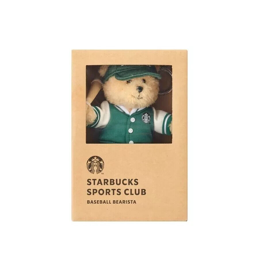 【韓国スタバ】SPORTS CLUB★Baseball Bearista Keychain Starbucks Korea 2025 Starbucks Sports Club Baseball Bearista