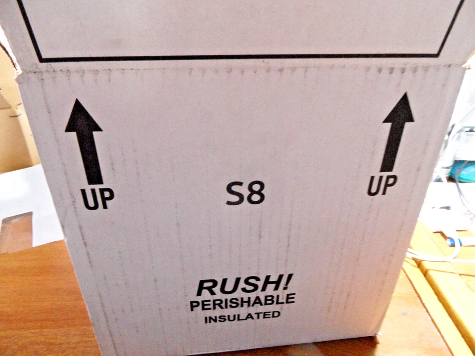 Insulated Box Styrofoam Cooler 8"X 6"X 9"x Interior re-usable shipping - Image 4 of 4