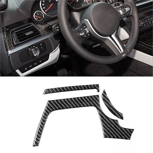 36Pcs Carbon Fiber Interior Full Kit Cover Trim For BMW 6Series F12 F13 2011-18 - Picture 3 of 12