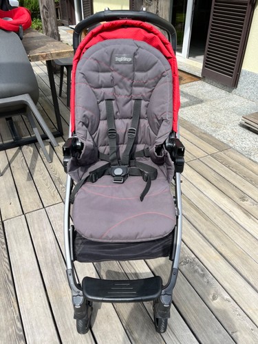 Passeggino Trio Peg Perego book 51S - rosso, nero e grigio - Foto 5 di 24