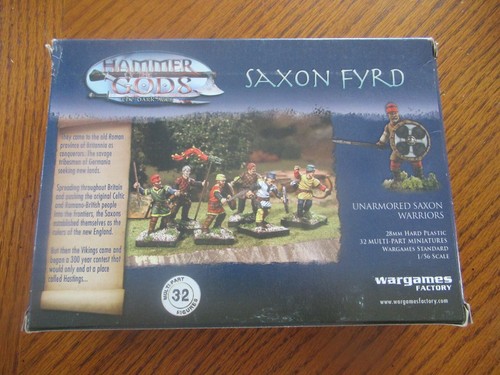 Wargames Factory Saxon Fyrd Hammer Of Gods 28 mm - Imagen 2 de 3