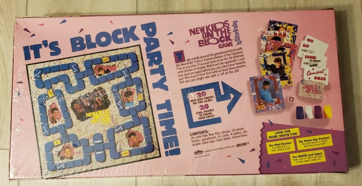 New Kids On The Block Game - 1990 - Milton Bradley - Great