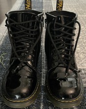 Dr. Martens Kid's Collection 1460 Junior Delaney Lace Up Fashion Boot Big Kid 3