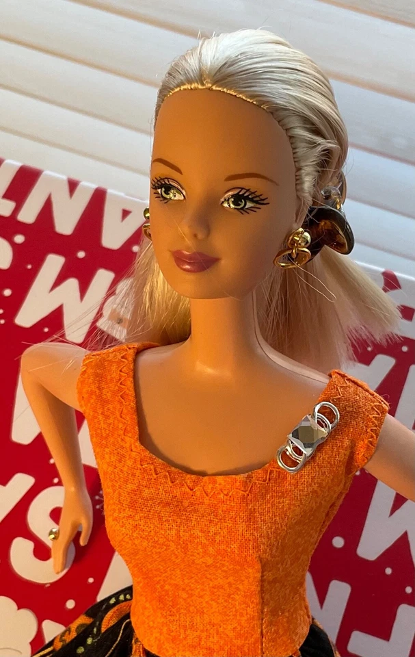 Broches magnéticos para muñecas Barbie de piedra de seda, reproducción Barbie vintage Foto 3 de 4