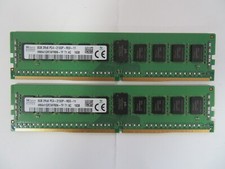 SK Hynix 16GB 2 x 8GB HMA41GR7AFR8N-TF PC4-2133P DDR4 ECC Server RAM - R17