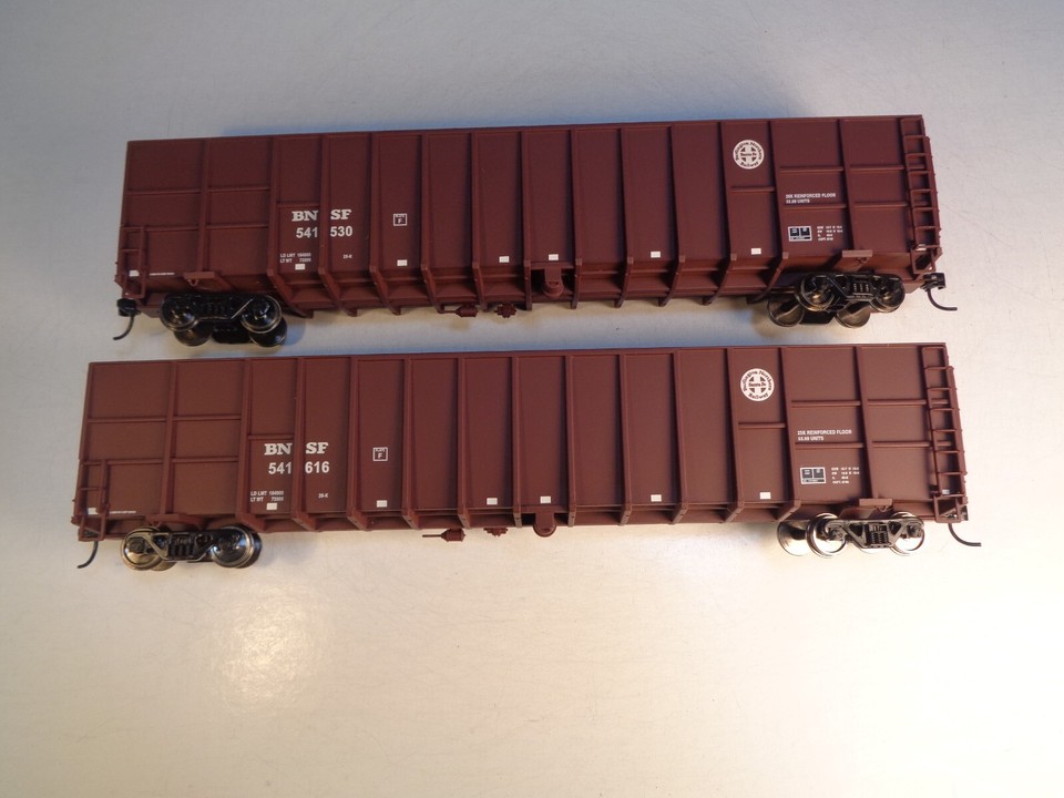 HO Scale Lot of 2 Walthers Wood Chip Gondola Cars BNSF eBay