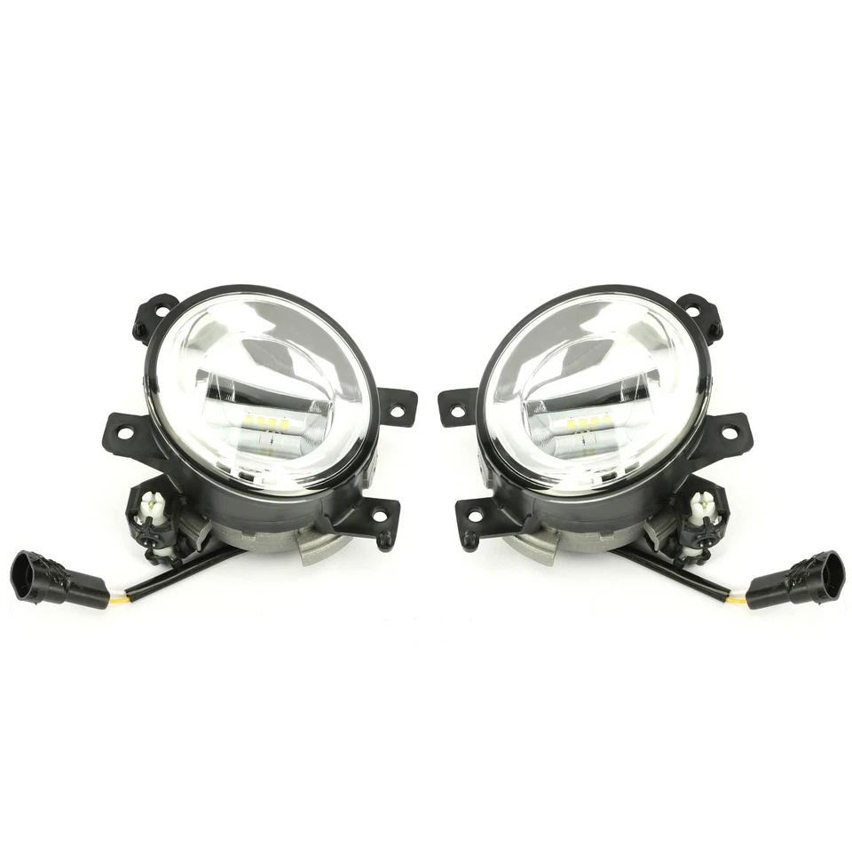 Pair Front Bumper Fog Lights For Infiniti Q50 Q60 QX50 QX80/ Nissan 2014-2024 Foto 4 de 4