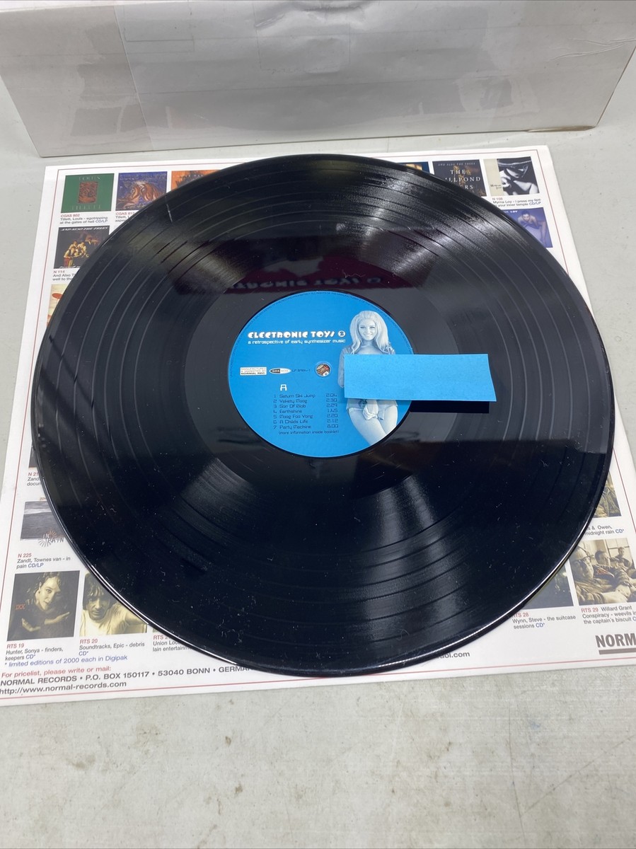 electronic toys 2 lp album retrospective synthesizer NM Bunny