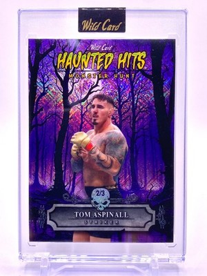 2025 Wild Card Haunted Hits TOM ASPINALL /3 Monster Hunt Purple SSP!!!
