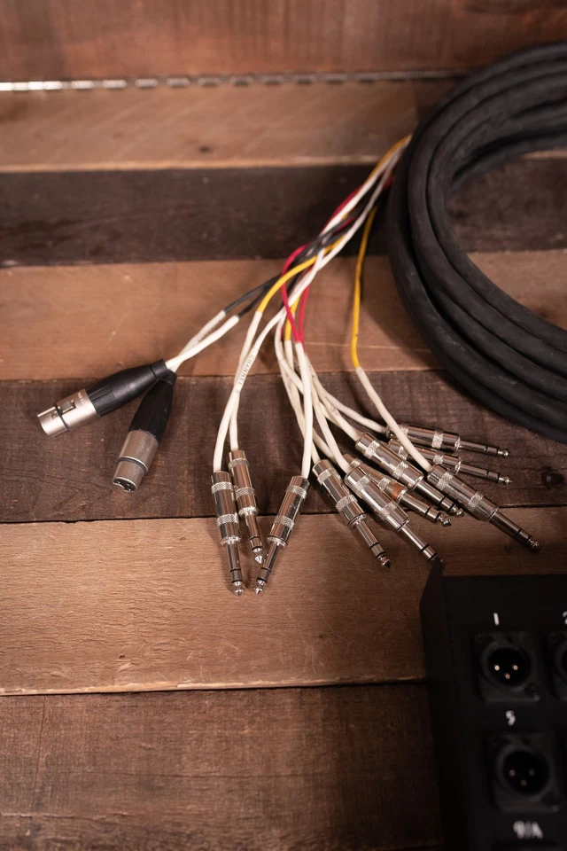 Rapco 50' Specialty Snake - Female XLR to 1/4 TRS w/ 2 XLR Returns - Used - Image 3 of 3