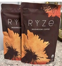 2 Pack Ryze Organic Mushroom Coffee   100% Authentic 360 gm  FREE SHIPPING USA 