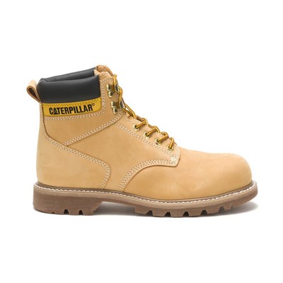 Caterpillar Men Second Shift Steel Toe Work Boot Work Boots Leather