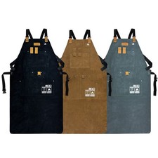 Kamelo Leather Multipurpose Work Apron Safety Repair Butcher Gardening Craft