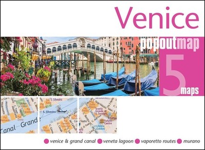 Venice PopOut Map: Pocket size, pop up city map of Venice by PopOut Maps Folded