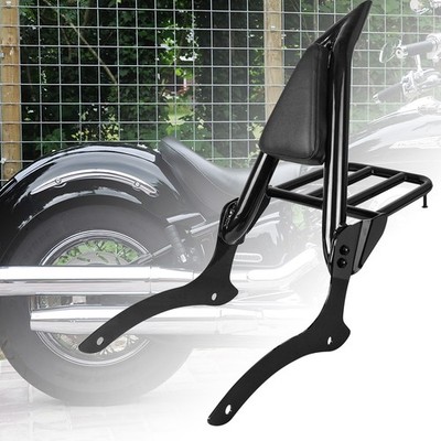 Sissy Bar Backrest Detach Luggage Rack for Yamaha VStar Dragstar 1100 2000-2011