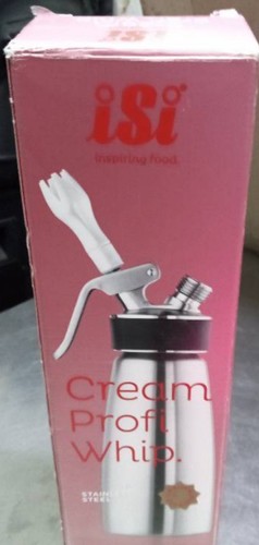iSi Professional Whipped CREAM PROFI WHIPPER Dispenser Stainless 1 Pint NSF