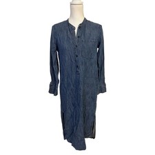 Madewell denim popover shirt dress SZ: XS