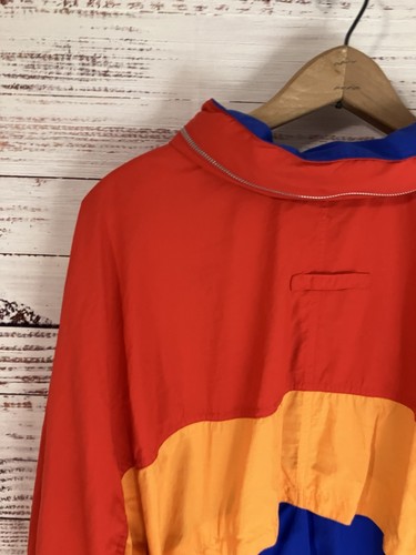 Vintage Liz Sport Windbreaker Jacket Women's Size L Large 80s Packable Hood - Picture 12 of 16