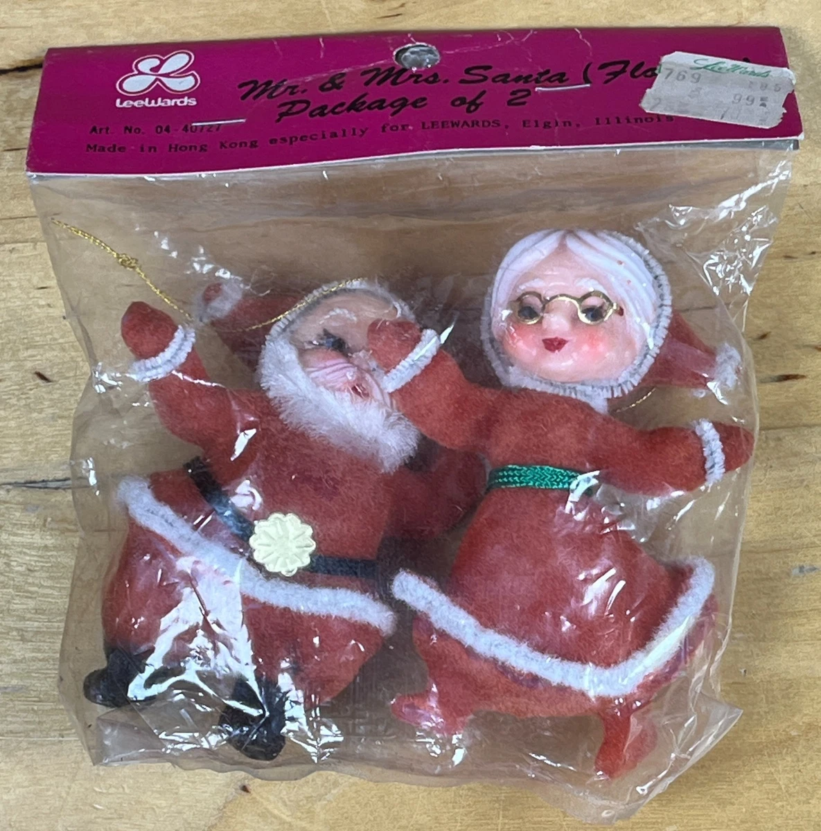Santa 1960 Year Manufactured Collectible Holiday & Seasonal