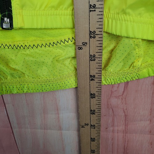 Louis Garneau Modesto 3 Cycling Jacket Womens Medium Yellow Stretch Mesh Detail - Picture 9 of 11