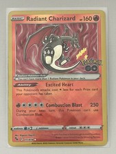 Pokemon Radiant Charizard 11 - Pokémon GO - NM on eBay