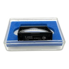 Canon Focusing Screen L Type C Matte Screen With Case Black For F-1/1N