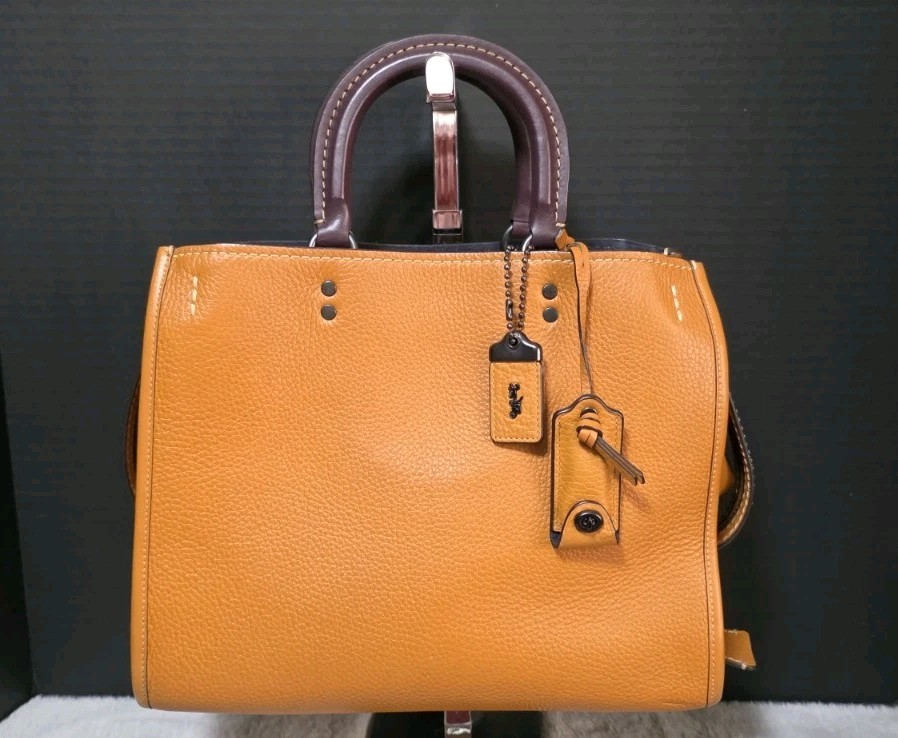 COACH 1941 Rogue Satchel 30 Butterscotch Preowned