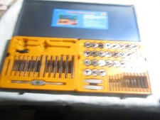 Sae & Metric Tap & Die Set Preowned Missing P...